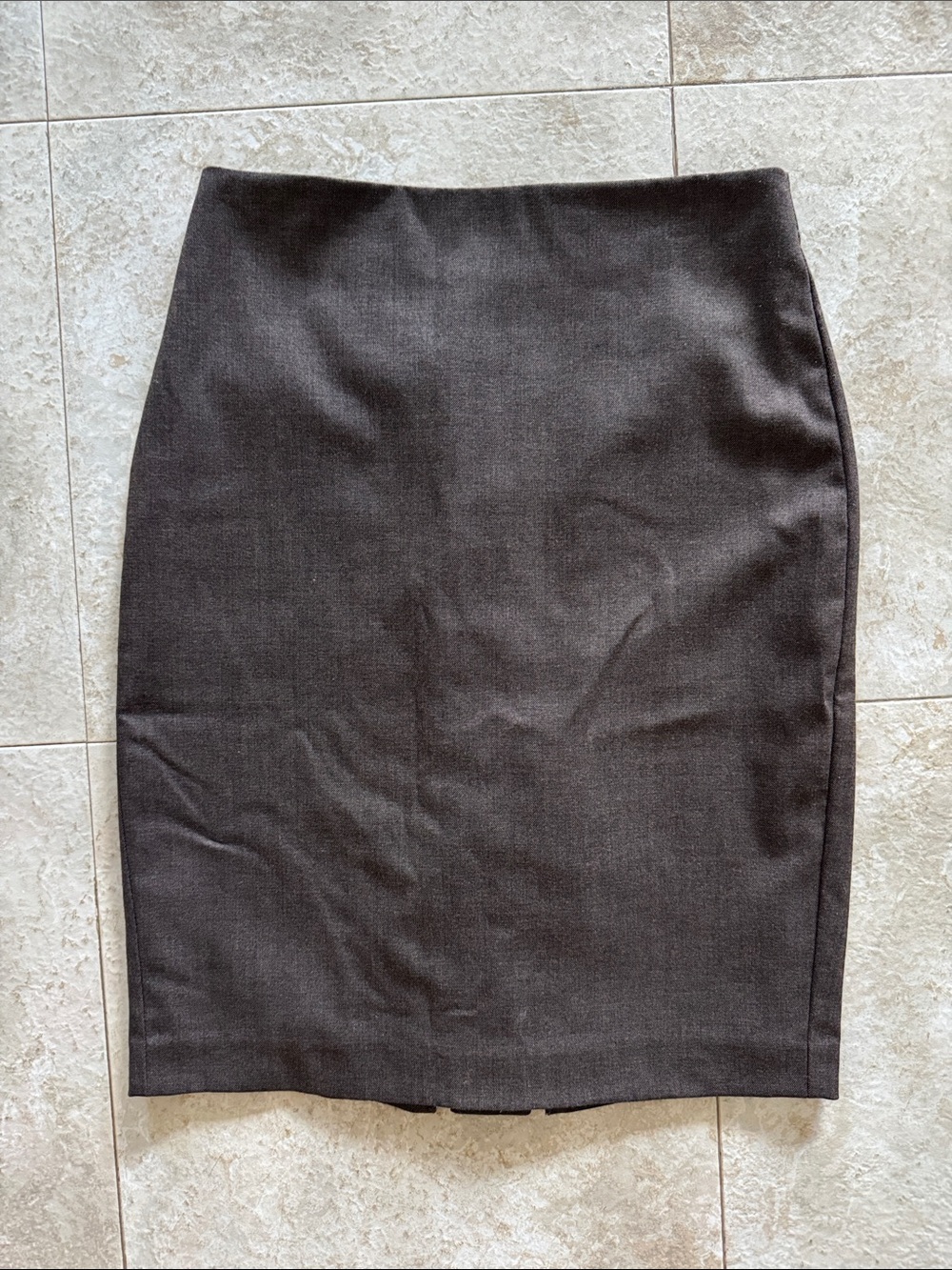 Classic Brown Pencil Skirt